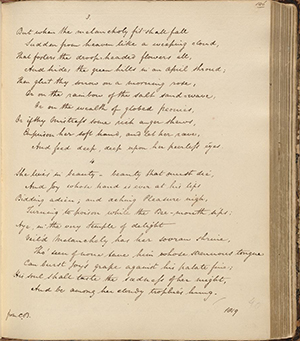 Ode on Melancholy, page 2